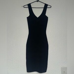 Guess by Marciano | Black Midi Bandage Dress Size S